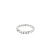 Platinum .75ct E VS2 Round Diamond Eternity Band